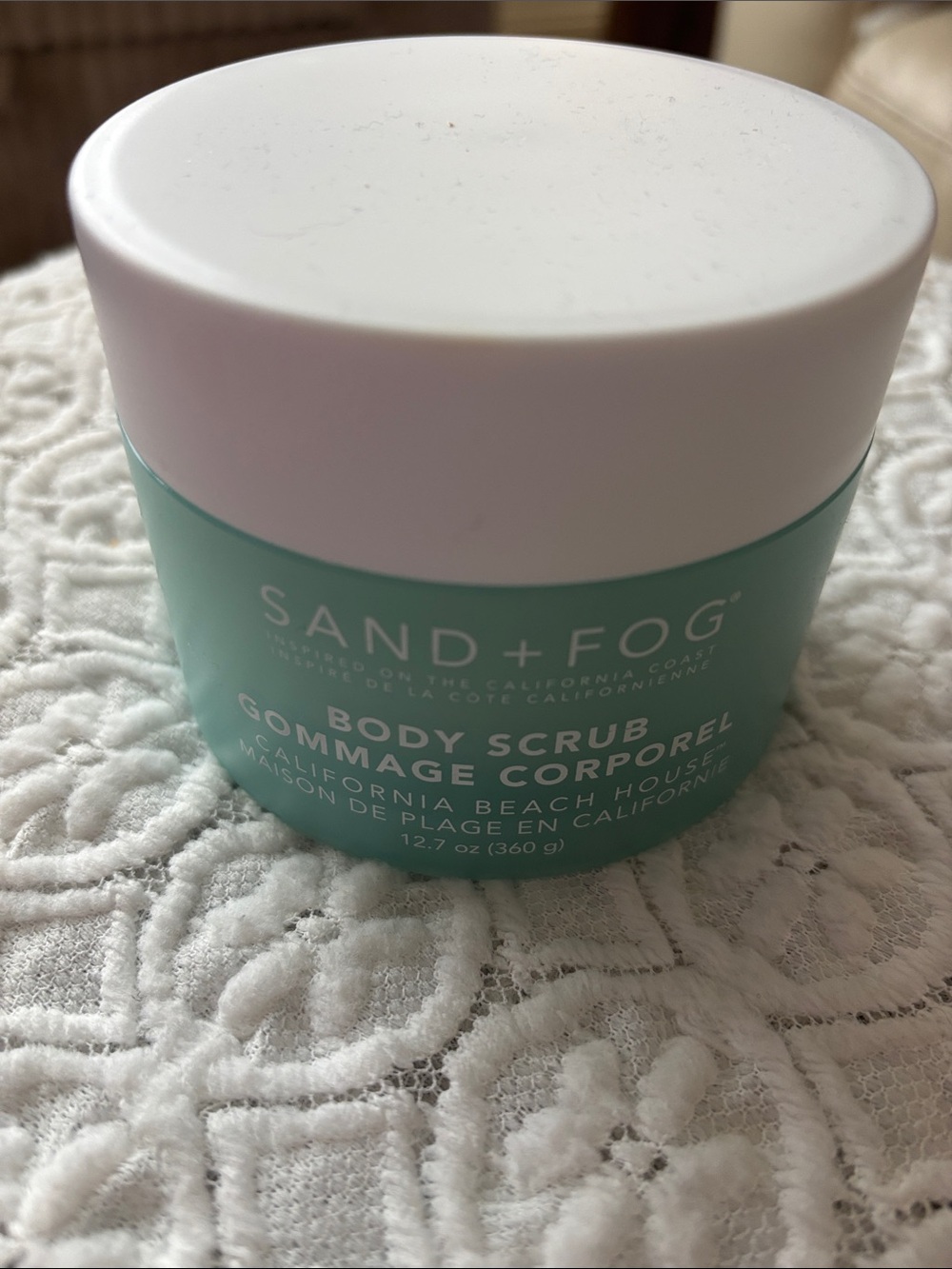 Sand + Fog California Beach House Body Scrub — Aqua